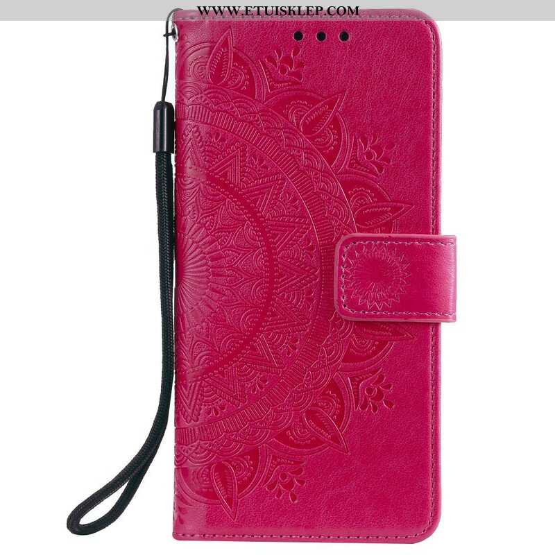 Etui Folio do iPhone 13 Mini Mandala Słońca